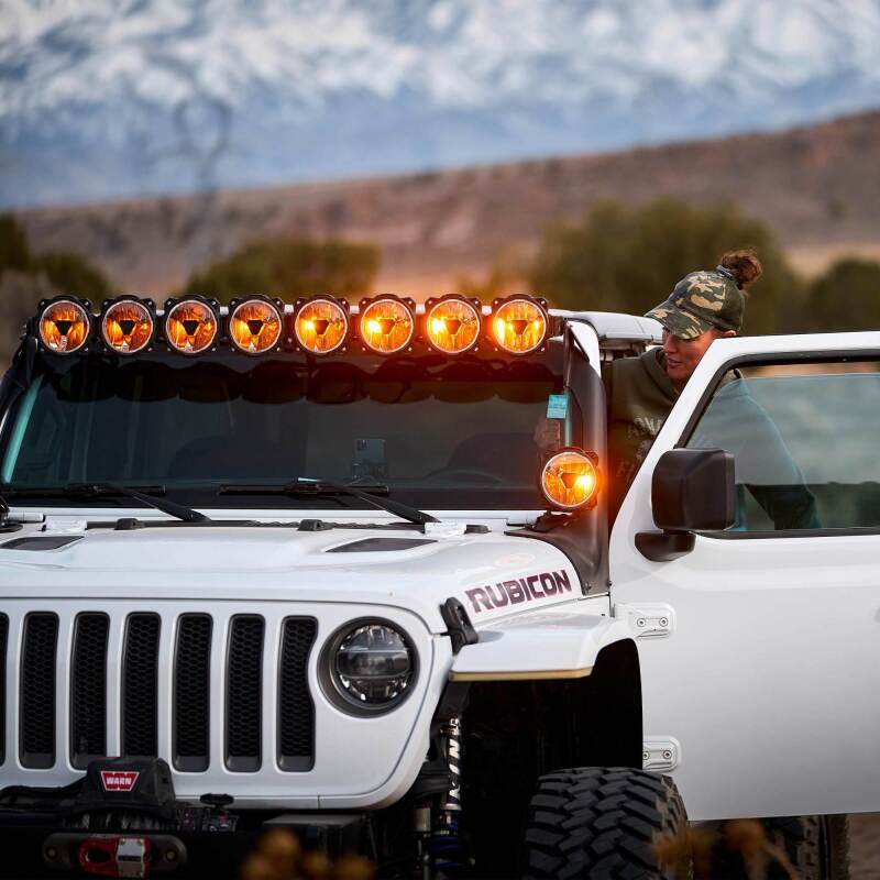 KC HiLiTES Gravity Titan LED 6in. - Pair Pack (Spot Beam) 91401 91401 Photo - lifestyle view