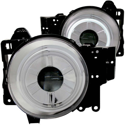 Anzo 2007-2013 Toyota Fj Cruiser Projector Headlights w/ Halo Chrome 111115 Photo - Primary