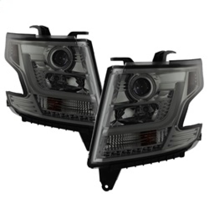 Spyder Chevy Tahoe / Suburban 2015 -2016 Projector Headlights - DRL LED - Smoke PRO-YD-CTA15-DRL-SM 5082558 5082558 Photo - Primary