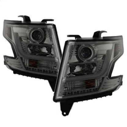 Spyder Chevy Tahoe / Suburban 2015 -2016 Projector Headlights - DRL LED - Smoke PRO-YD-CTA15-DRL-SM 5082558 5082558 Photo - Primary