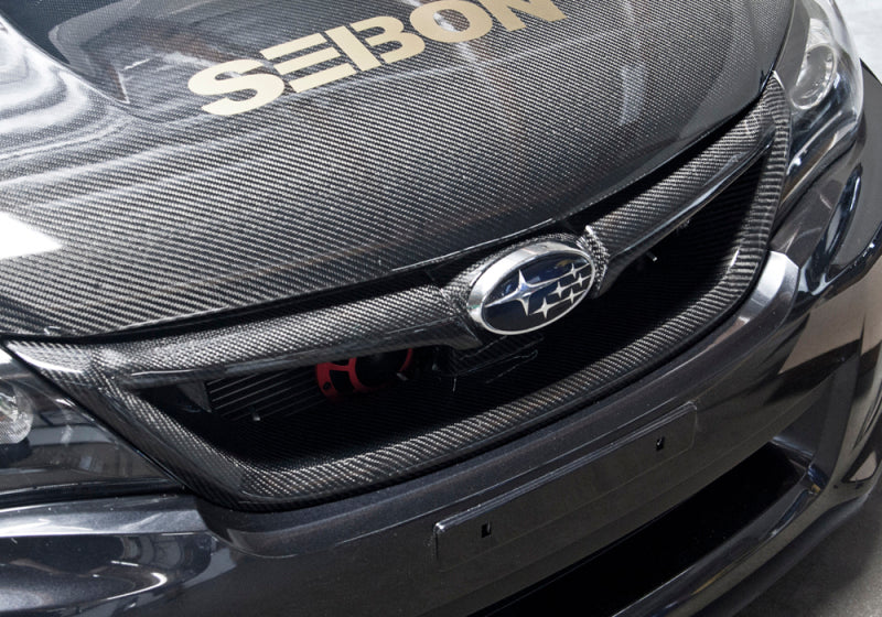 Seibon 11-13 Subaru Impreza/WRX/STi Carbon Fiber Front Grill FG0809SBIMP4D-STI FG0809SBIMP4D-STI Photo - Primary
