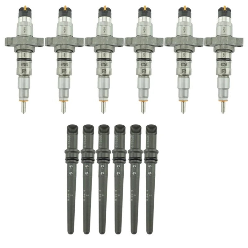 Industrial Injection 03-04 Cummins 5.9L Reman Stock Injector Pack w/ Connecting Tubes - Set of 6 214311 214311 User 1
