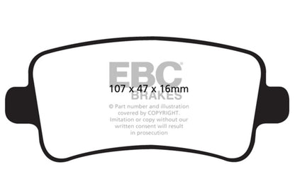 EBC Disc Brake Pad Set DP32016C Photo - Primary