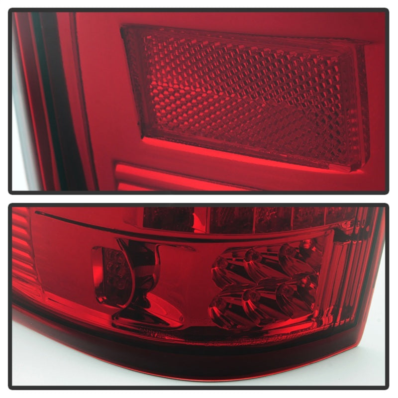 SPYDER Xtune Ford F150 Styleside 04-08 LED Tail Lights Red Clear ALT-ON-FF15004-LED-RC 5034069 5034069 Photo - Unmounted