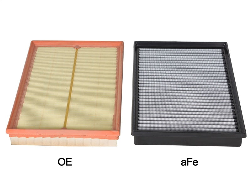 aFe Magnum FLOW Pro DRY S OE Replacement Filter - Nissan Titan XD 2016 V8- 31-10269 Photo - Unmounted