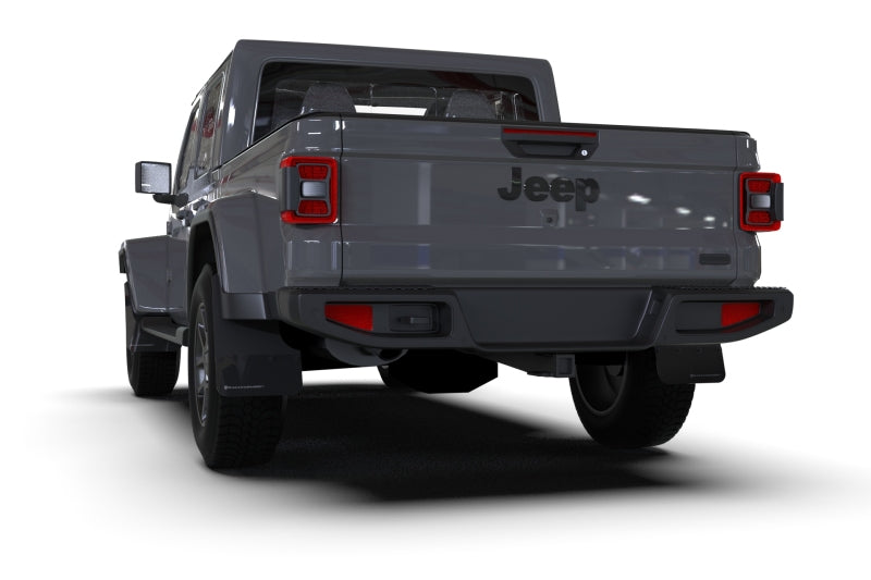 Rally Armor 19-23 Jeep JT Gladiator Mojave/Rubicon Black Mud Flap w/ Grey Logo MF104-BLK-GRY MF104-BLK-GRY User 1
