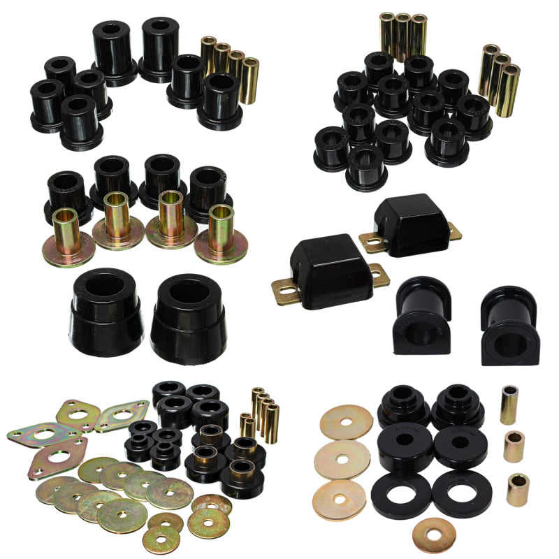 Energy Suspension 05-15 Toyota Tacoma 4WD Hyper-Flex Master Bushing Set - Black 8.18119G 8.18119G Photo - Primary