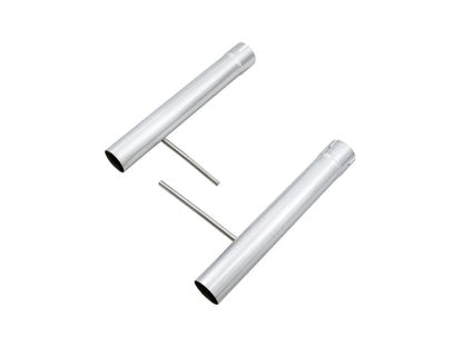 AWE Tuning 18-19 Volkswagen Jetta GLI Mk7 Track Exhaust - Chrome Silver Tips (Fits High-Flow DP) 3015-22068 3015-22068 Photo - out of package