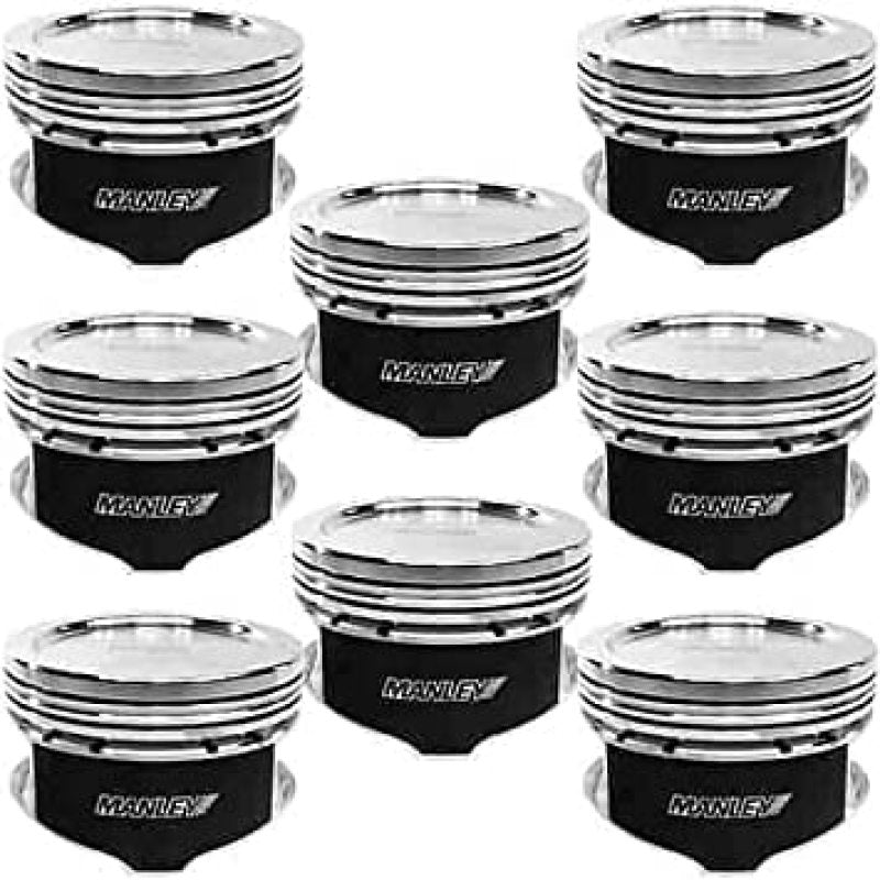 Manley Chevrolet 5.3L 3.790 Bore 10cc Platinum Series Dish Piston Set 561310CE-8