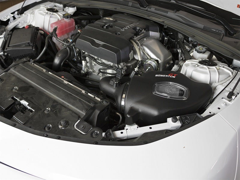 aFe Momentum GT Pro DRY S Cold Air Intake System: Chevrolet Camaro 16-17 L 51-74212 Photo - Mounted