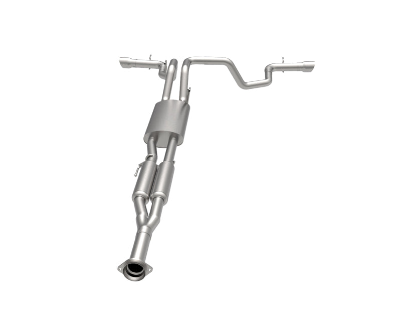 Kooks Headers Kooks 2021+ Ford F150 2.7/3.5/5.0L 3in Dual Cat-Back Side Exit Exhaust w/Polished Tips 13704230 13704230 Photo - Unmounted