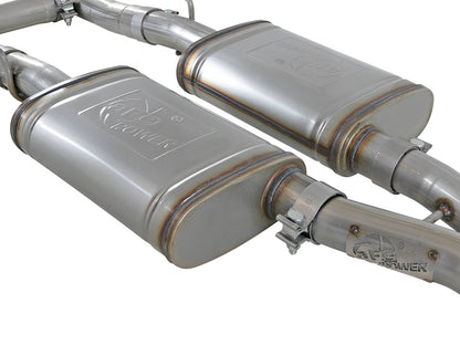 aFe MACH Force-Xp 2-1/2in 304 SS Cat-Back Exhaust 15-19 Dodge Challenger V6-3.6L - Raw Tip 49-32067 49-32067 Photo - Unmounted
