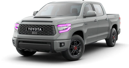 ORACLE Lighting Oracle 18-21 Toyota Tundra Dynamic ColorSHIFT Headlight DRL Upgrade Kit 1461-332 1461-332 Photo - Mounted