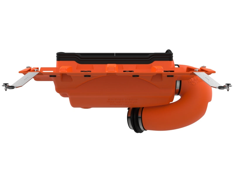 aFe 21-23 RAM 1500 TRX V8-6.2L SC Magnum FORCE Stage2 Orange Edition Cold Air Intake System w/Pro 5R 54-13072KN 54-13072KN Photo - Unmounted
