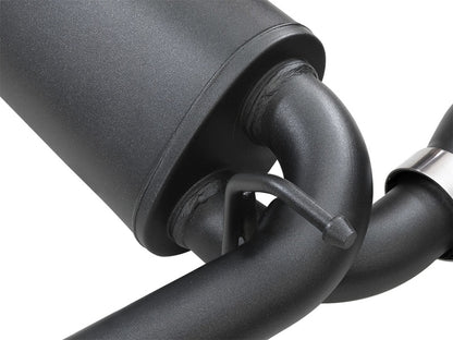aFe Axle-Back Exhaust System, Rebel Series 2.5in 409 Stainless Steel 49-48067-B Photo - Unmounted