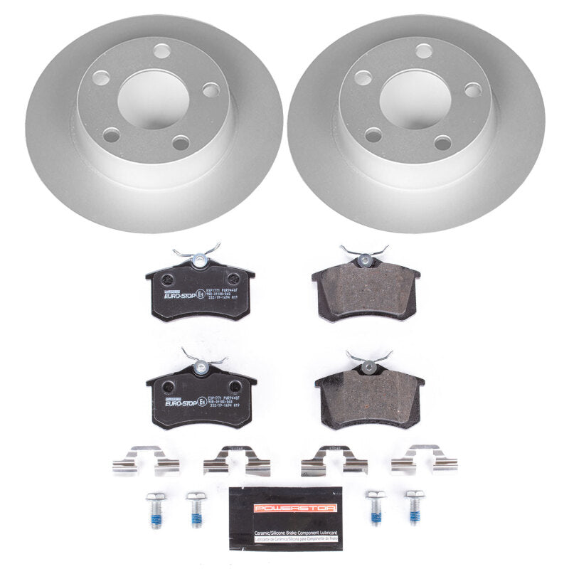 PowerStop Power Stop 01-05 Audi Allroad Quattro Rear Euro-Stop Brake Kit ESK940 ESK940 Photo - Primary