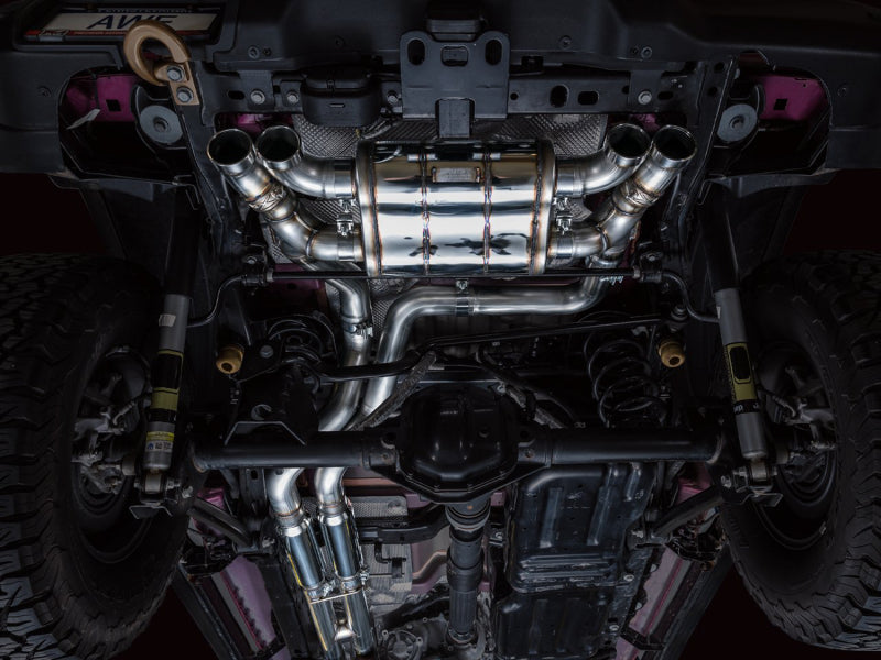 AWE Tuning AWE 21+ Wrangler 392 Switchpath Cat-Back Exhaust- Quad BashGuards 3025-41392 3025-41392 Photo - Mounted