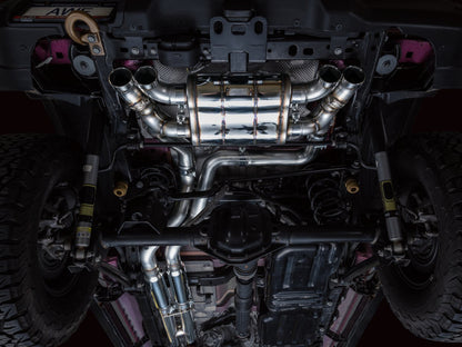 AWE Tuning AWE 21+ Wrangler 392 Switchpath Cat-Back Exhaust- Quad BashGuards 3025-41392 3025-41392 Photo - Mounted