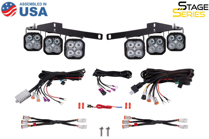 Diode Dynamics 17-20 Ford Raptor SS3 LED Fog Light Kit - White Pro DD6364 DD6364 User 6