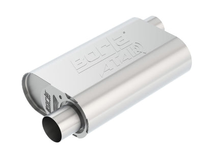 Borla CrateMuffler Small Block Chevrolet ATAK 2.5in Offset/Offset 14inx4.35inx9in Muffler 400774 400774 Photo - Primary