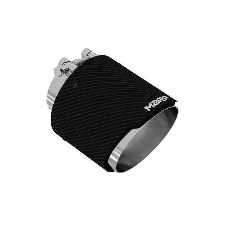 MBRP Universal Carbon Fiber Tip, 3in. ID./5in. OD./ 6.13in L. Angle Cut Dual Wall T5184CF T5184CF Photo - Primary