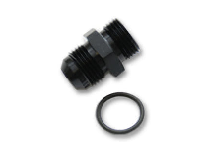 Vibrant -3AN Male Flare to -3 ORB Male Straight Adapter w/O-Ring - Anodized Black 16817 16817 User 1