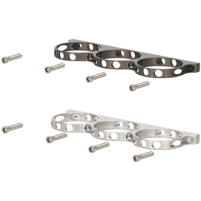 Wilwood Triple Aluminum Reservoir Lightweight Bracket w/ Mounting Screws - Anodized 250-16874