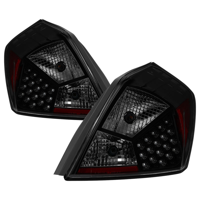 SPYDER xTune Nissan Altima 07-12 Sedan LED Tail Lights - Black Smoked ALT-JH-NA07-4D-LED-BSM 9039508 9039508 Photo - Primary