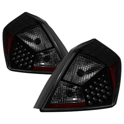 SPYDER xTune Nissan Altima 07-12 Sedan LED Tail Lights - Black Smoked ALT-JH-NA07-4D-LED-BSM 9039508 9039508 Photo - Primary