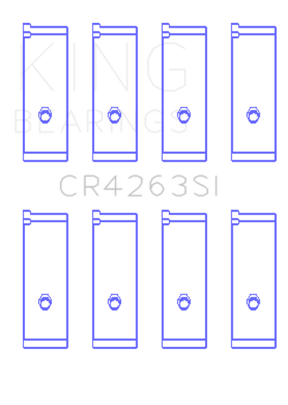 King Engine Bearings King Toyota 1ZZ-FE (Size .50) Rod Bearing Set CR4263SI0.5 CR4263SI0.5 Photo - Primary