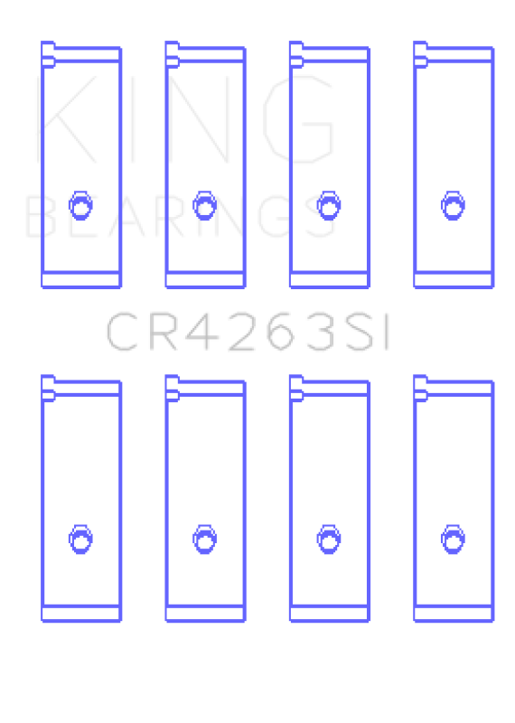 King Engine Bearings King Toyota 1ZZ-FE (Size .25) Rod Bearing Set CR4263SI0.25 CR4263SI0.25 Photo - Primary