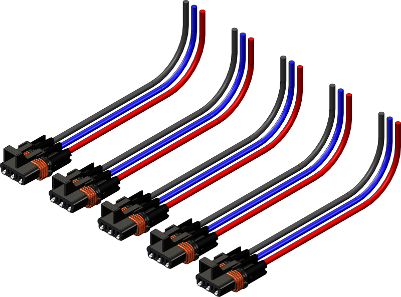 KFI Polaris Wire 3-Pin Harness 5 pk. 102505 102505 Photo - Primary