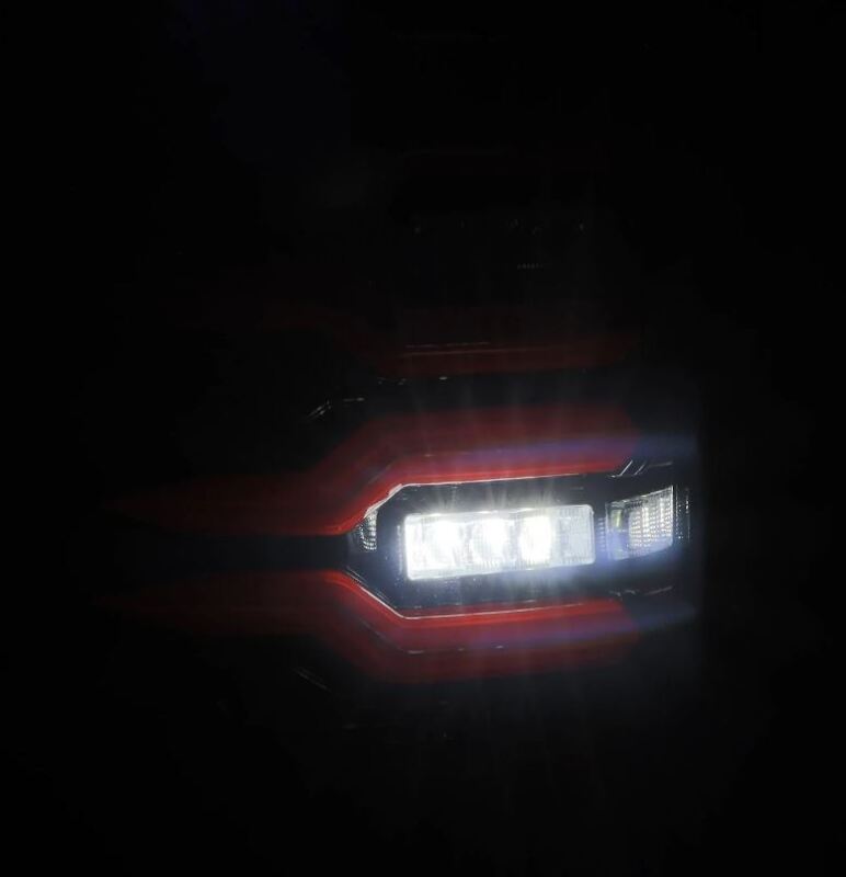 AlphaRex 07-13 GMC Sierra 1500/07-14 2500/3500HD (No Clsc/Dually) Luxx-Series LED Tail Lghts Blk Red 630080 630080 User 4
