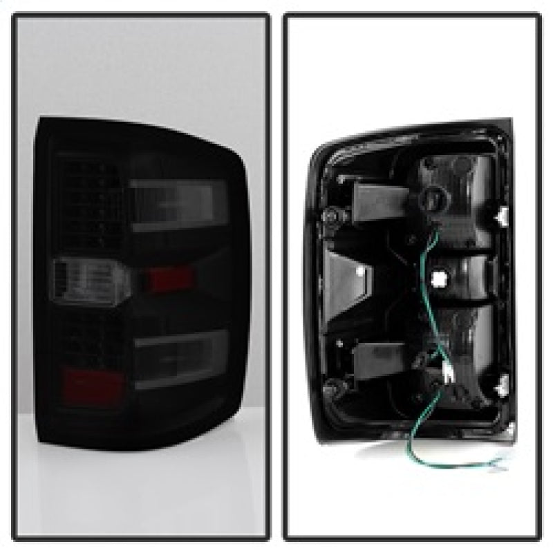 SPYDER xTune Chevy 1500 14-16 / Silverado 2500HD/3500HD LED Tail Lights - Black Smoked ALT-JH-CS14-LED-BSM 9036552 9036552 Photo - Unmounted