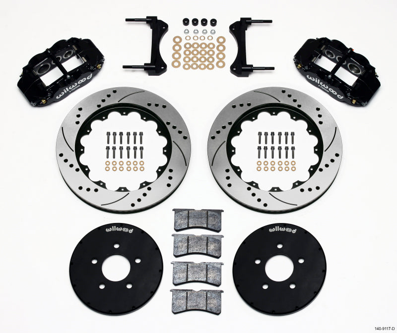 Wilwood FNSL6R Front Hat Kit,14.00", Drilled 1994-2004 Mustang 140-9117-D Photo - Primary