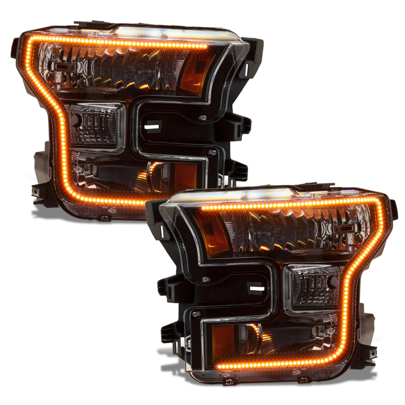 ORACLE Lighting Oracle 15-17 Ford F-150 Dynamic RGB+A Pre-Assembled Headlights Halogen - Black Edition - ColorSHIFT 8201-332 8201-332 User 4