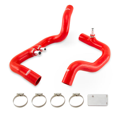 Mishimoto 2018+ Jeep Wrangler JL / Gladiator JT 3.6L AT Red Silicone Radiator Coolant Hose Kit MMHOSE-JLP-18ARD MMHOSE-JLP-18ARD Photo - Primary