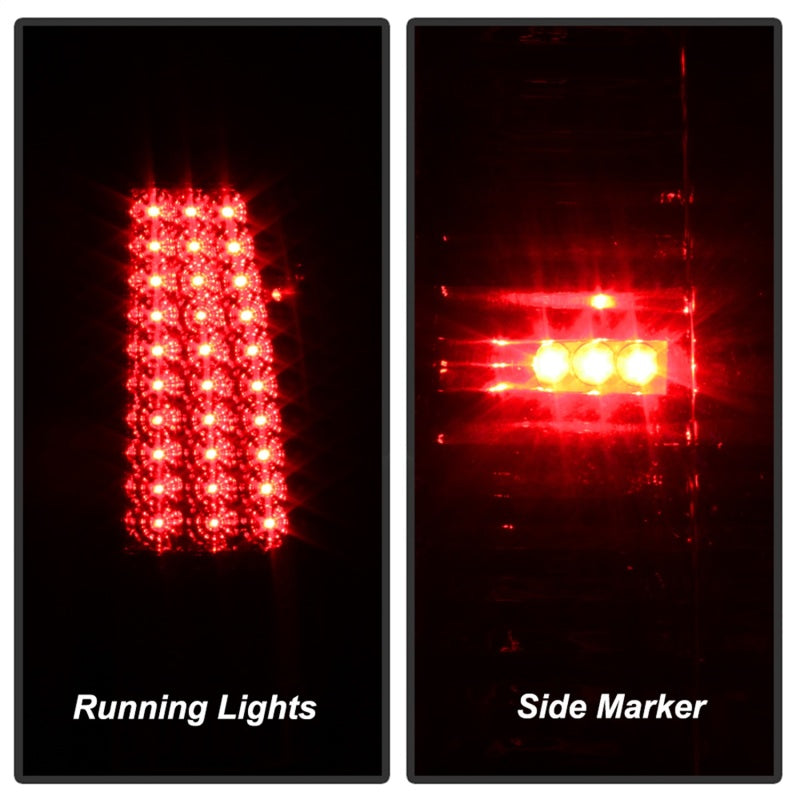 SPYDER Xtune Chevy Silverado 1500/2500/3500 99-02 LED Tail Lights Red Clear ALT-ON-CS99-LED-RC 5008831 5008831 Photo - Unmounted