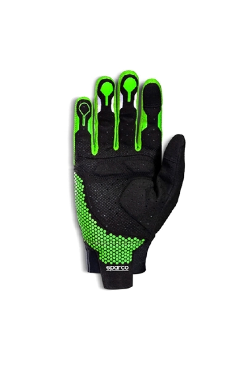 Sparco Gloves Hypergrip+ 10 Black/Green 00209510NRVF 00209510NRVF Photo - Primary
