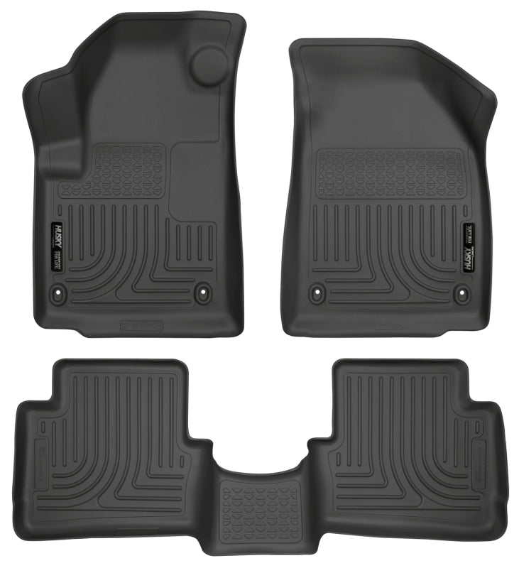Husky Liners 2013 Dodge Dart WeatherBeater Black Front & 2nd Seat Floor Liners 99021 Photo - Primary