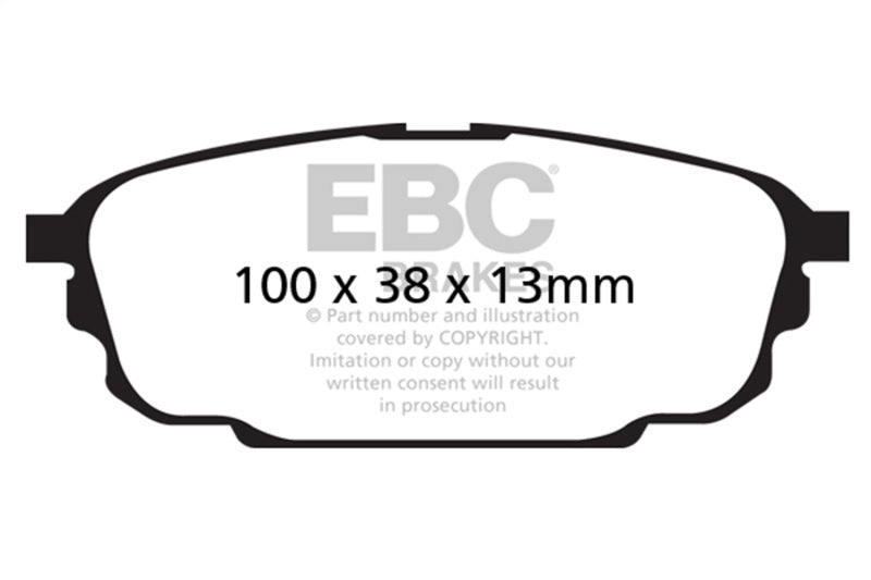 EBC Disc Brake Pad Set UD892 Photo - Primary