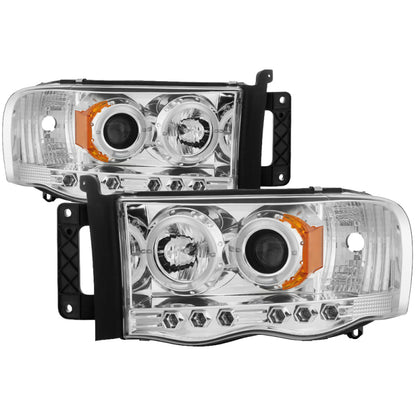 Spyder Dodge Ram 1500 02-05/Ram 2500 03-05 Projector Headlights LED Halo LED Chrm PRO-YD-DR02-HL-C 5009982 5009982 Photo - Primary