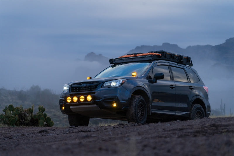 Rigid Industries D-SS Spot w/ Amber PRO Lens (Pair) 262214 262214 Photo - Mounted