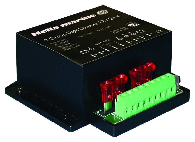 Hella Marine Application 2 Group Light Dimmer 12/24V - 8572 Dimmer 998572001 998572001 Photo - Primary