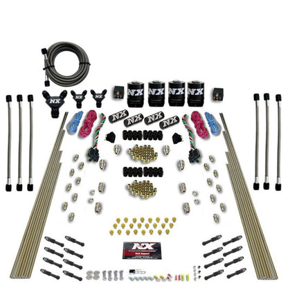 Nitrous Express 8 Cyl Dry Direct Port Dual Stage 4 Solenoids Nitrous Kit (200-600HP) w/o Bottle 93106-00 93106-00 Photo - Primary