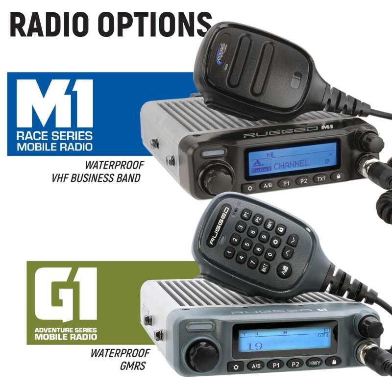 Rugged Radios STX STEREO Remote Head Complete Master Comm Kit with Intercom and 2-Way Radio G1 GMRS MCK-STX-RS-2P-G1 MCK-STX-RS-2P-G1 Photo - Primary