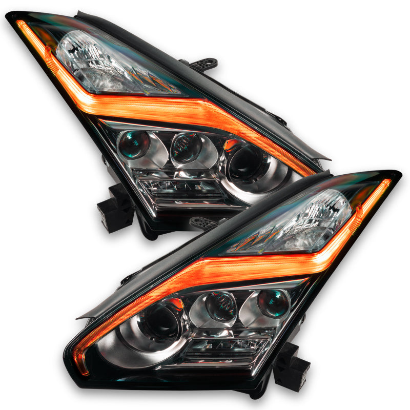 ORACLE Lighting Oracle 15-21 Nissan GT-R Lightning Bolt Headlight DRL Upgrade RGB+W ColorSHIFT w/ Simple Controller 1283-504 1283-504 User 7