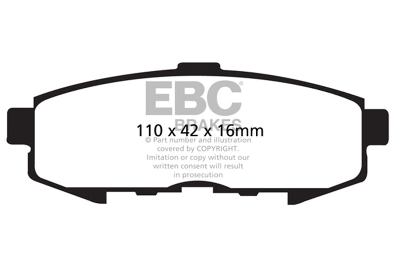 EBC Disc Brake Pad Set DP61733 Photo - Primary