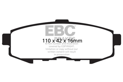 EBC Disc Brake Pad Set DP61733 Photo - Primary