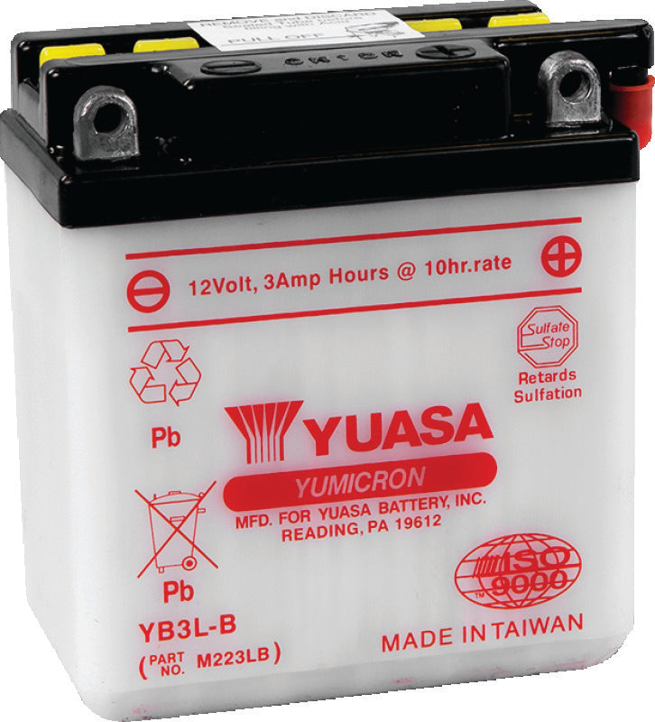 Yuasa Battery Yuasa YB3L-B Yumicron 12 Volt Battery YUAM223LB YUAM223LB Photo - Primary